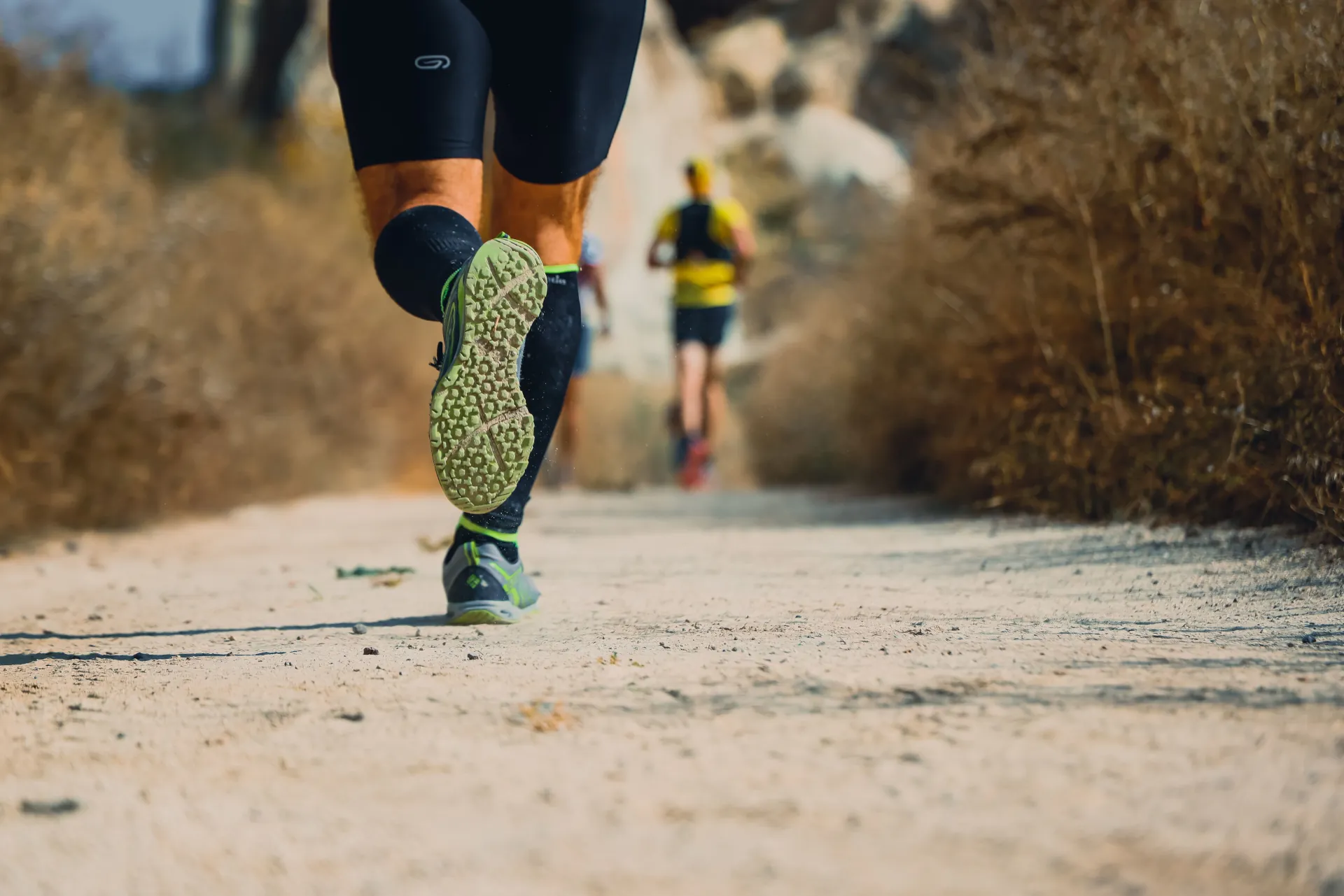 Coureur sur sentier